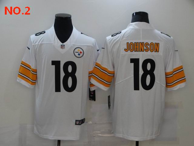 Men's Pittsburgh Steelers #18 Diontae Johnson Jersey NO.2;
